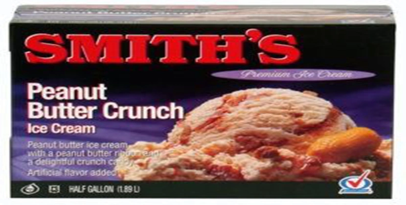 Smith Dairy Announces Voluntary Recall on Smith’s and Ruggles Brand Peanut Butter Crunch Ice Cream and Acme Brand Peanut Butter