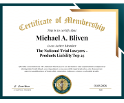 Bliven_certification